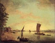 Francis Swaine Scene on the Thames china oil painting reproduction